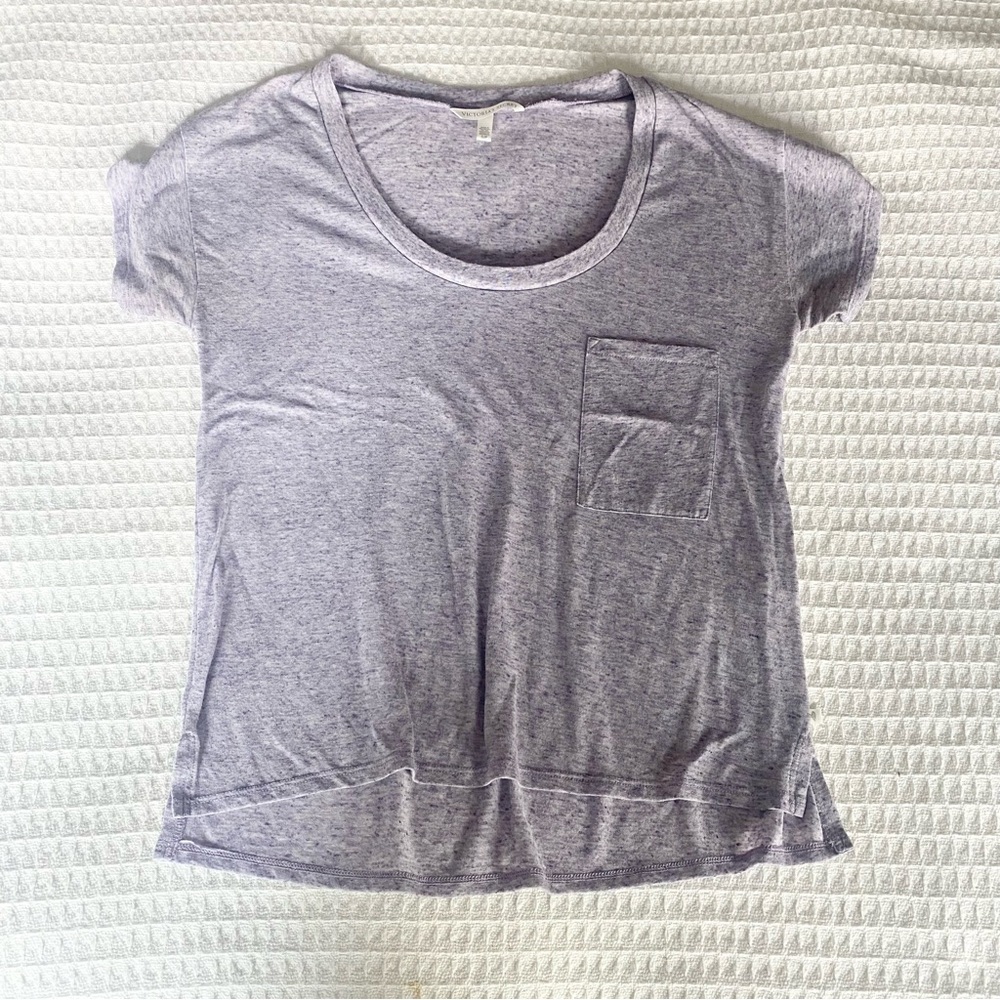 Victoria's Secret Light Purple Short Sleeve Tee size small